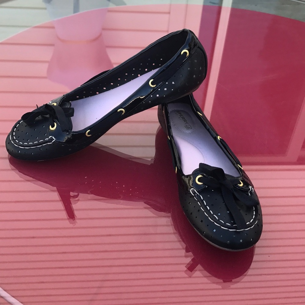 Sperry Top sided super cut black loafers - Picture 3 of 7